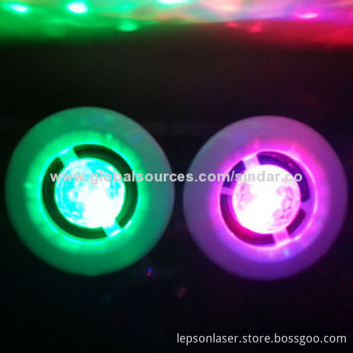 Portable Mini Bluetooth Speaker Led bulbs RGB light with CE, rohs